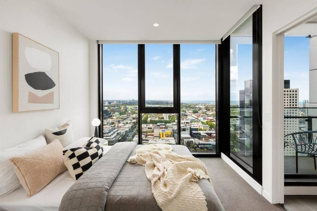 Luxury Southbank Apartment เมลเบิร์น ภายนอก รูปภาพ